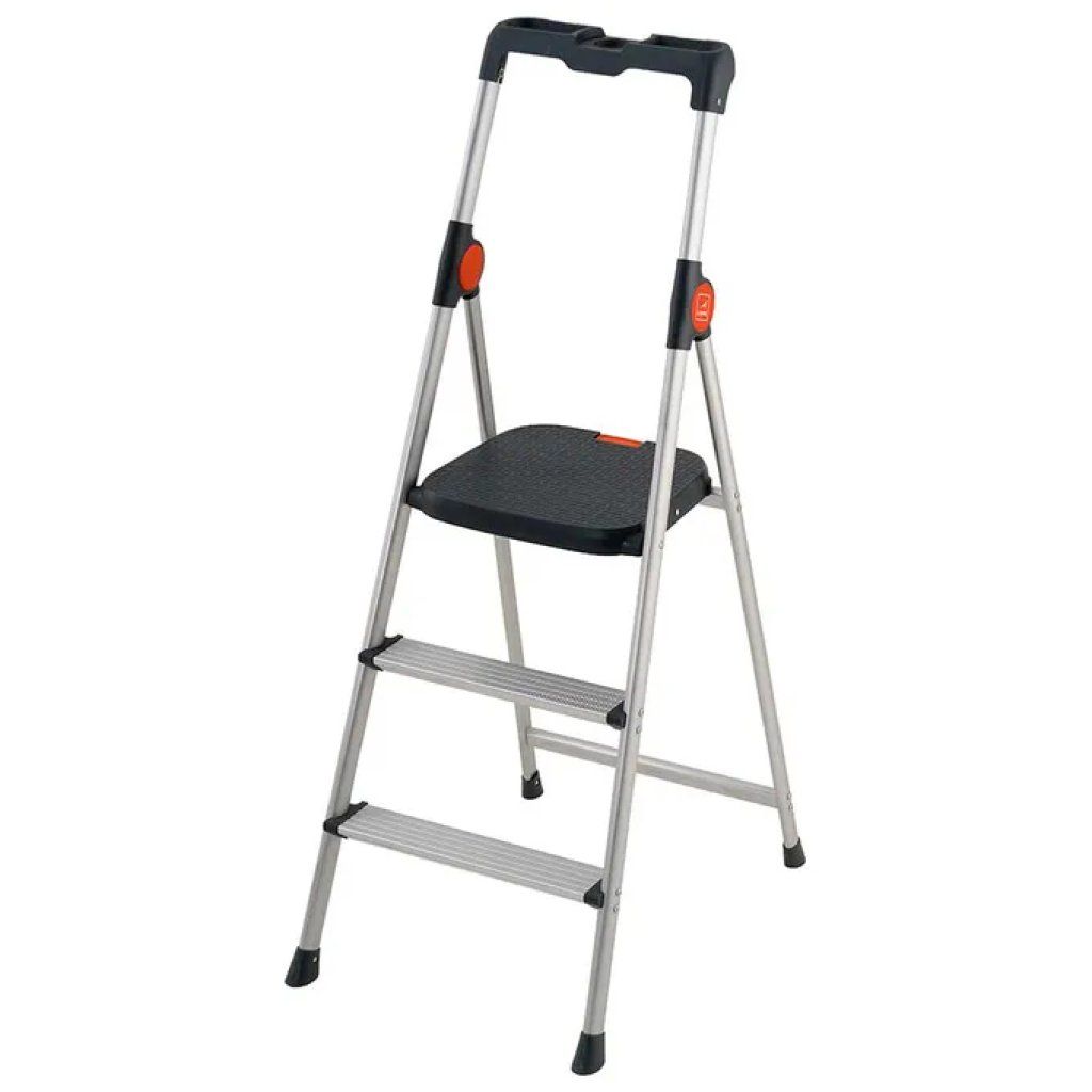 GIERRE Dekorstep B333 – Scaletta in alluminio a 3 gradini GIERRE Dekorstep B333 – Scaletta in alluminio a 3 gradini