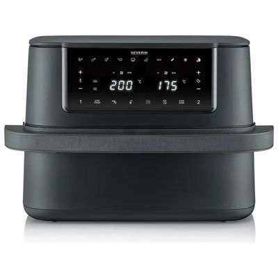Severin FR 2490 Friggitrice ad Aria Doppia Zona 9 L, 2600 W