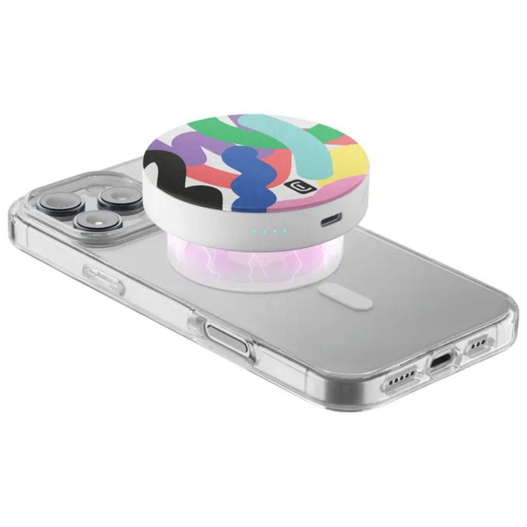 Cellularline Mag Vibe 3000 Power Bank MagSafe 3000 mAh Bianco
