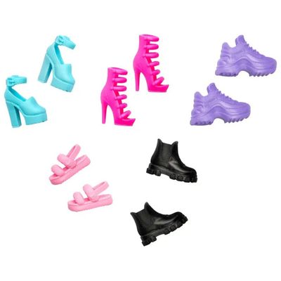 Barbie HWV71 Set 5 Paia di Scarpe Fashion per Bambola Barbie HWV71 Set 5 Paia di Scarpe Fashion per Bambola
