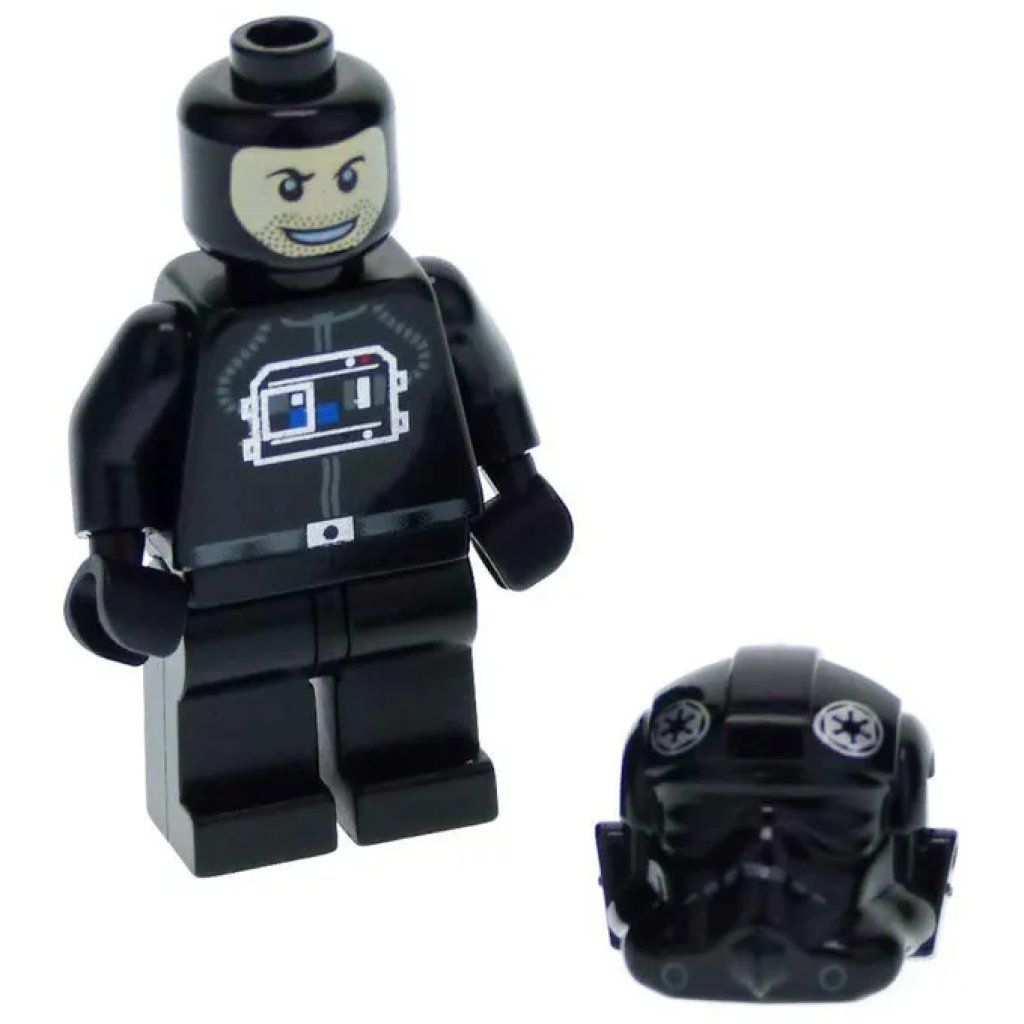 LEGO TBD-10468 – Set con Minifigura Nera e Casco