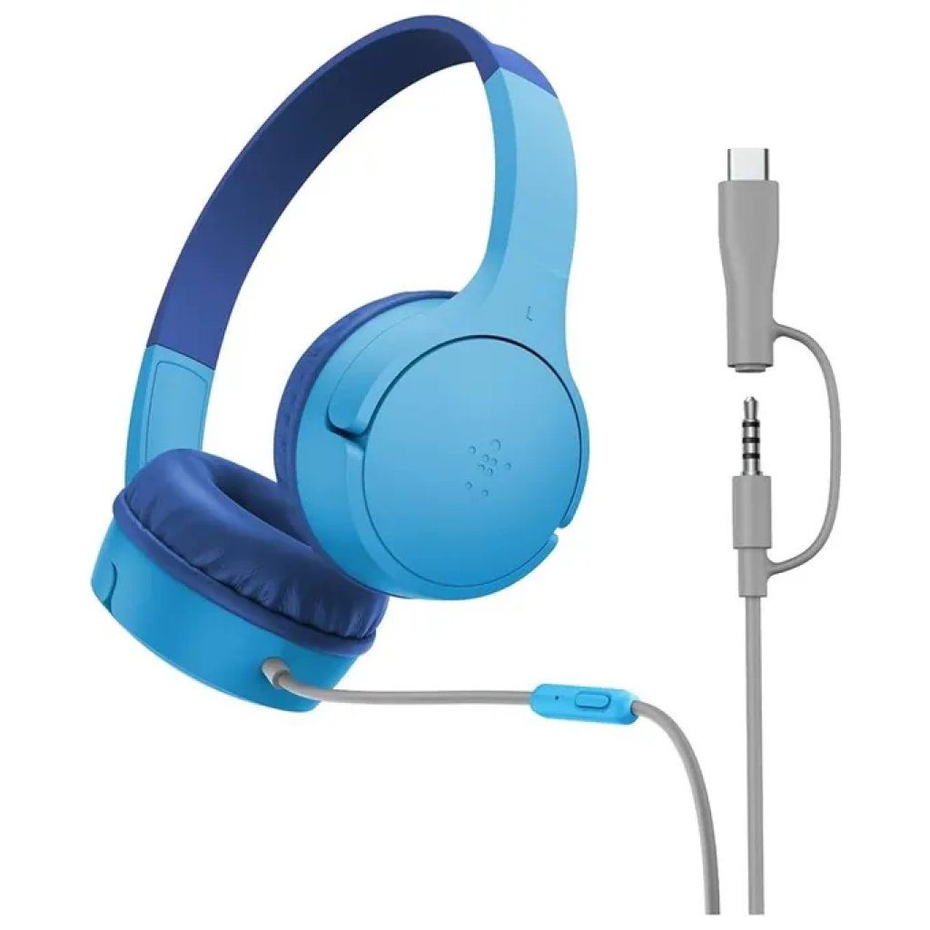 Belkin SoundForm Mini AUD002HQPUV3 Cuffie Bluetooth per Bambini Viola