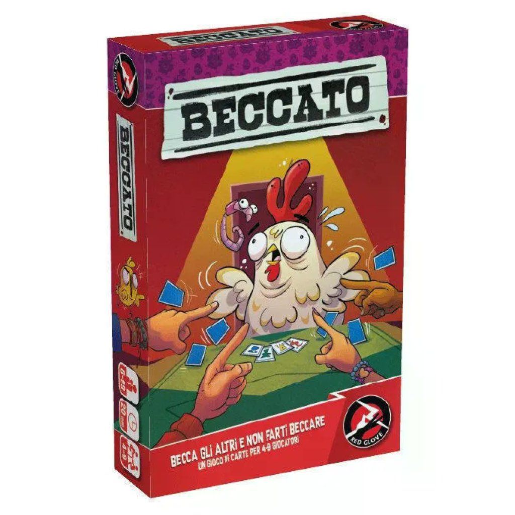 RED GLOVE Beccato! Gioco da Tavolo Party Game – Red Glove RED GLOVE Beccato! Gioco da Tavolo Party Game – Red Glove