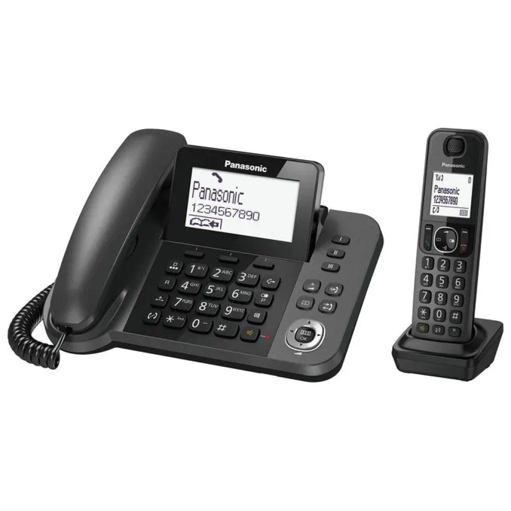 Panasonic KX-TGF310EXM Telefono Cordless DECT Nero