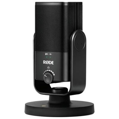 RODE RDE NT-USB Mini – Microfono USB-C da tavolo cardioide, nero RODE RDE NT-USB Mini – Microfono USB-C da tavolo cardioide, nero