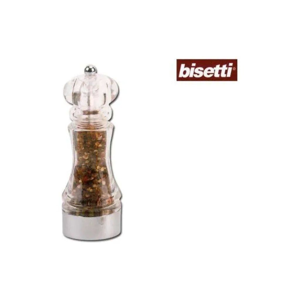 Bisetti Macinapeperoncino in Acrilico Trasparente, 18 cm Bisetti Macinapeperoncino in Acrilico Trasparente, 18 cm