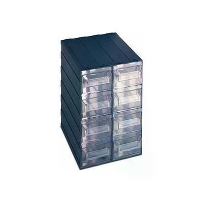 Terry Vision 21 – Cassettiera modulare a 8 cassetti trasparenti, verde