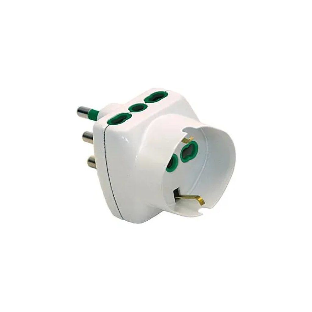 Fanton Vertical System – Adattatore Triplo 16A Bianco Fanton Vertical System – Adattatore Triplo 16A Bianco