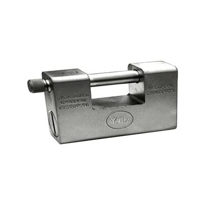 ASSA ABLOY Yale Y1640185 Lucchetto Antiscasso in Acciaio con Arco Temprato da 18 mm, 3 Chiavi ASSA ABLOY Yale Y1640185 Lucchetto Antiscasso in Acciaio con Arco Temprato da 18 mm, 3 Chiavi