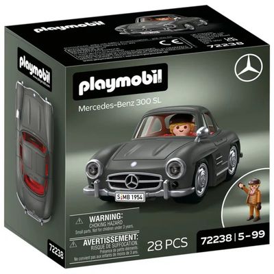 PLAYMOBIL 72238 Mercedes-Benz 300 SL rossa con personaggio