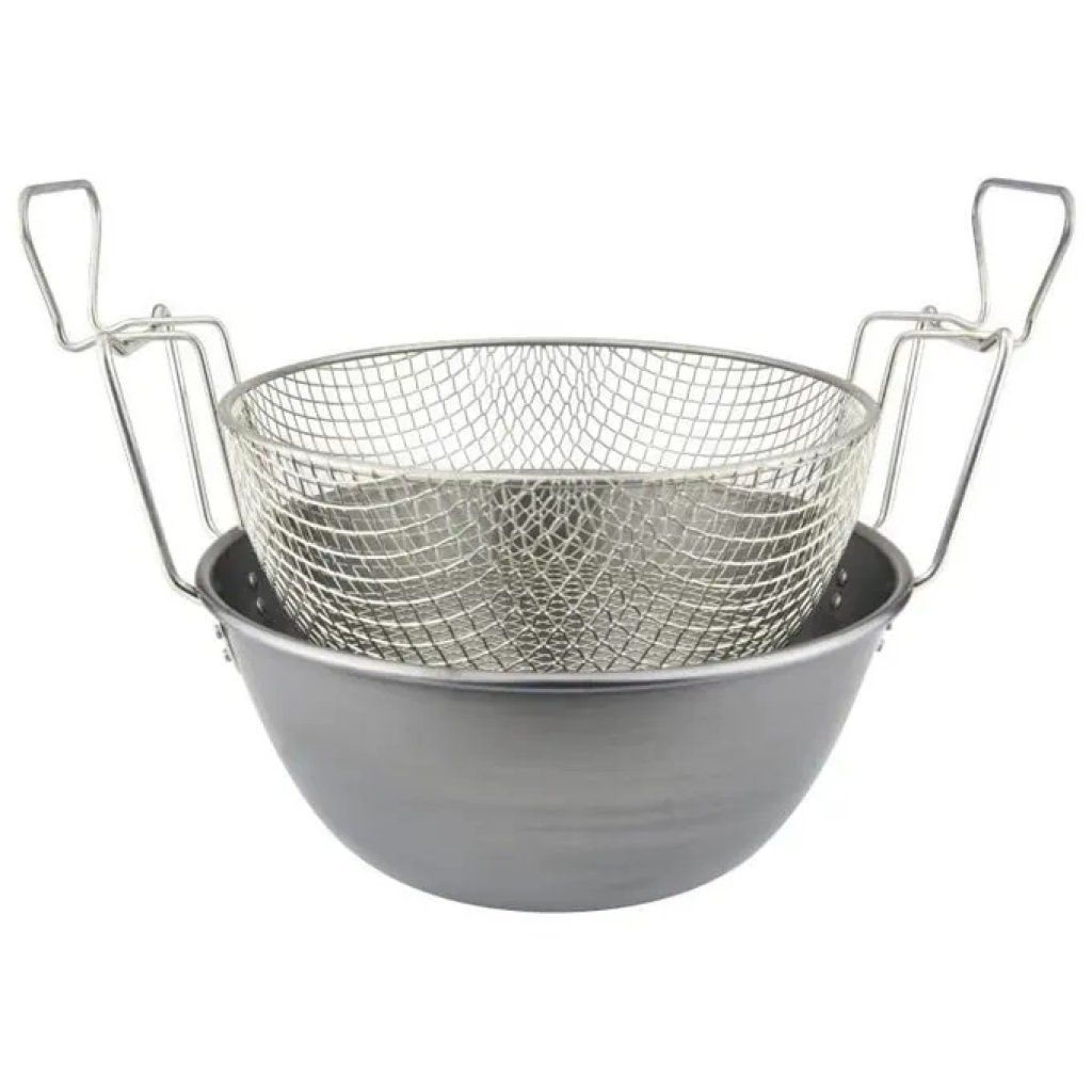 ILSA Friggitrice con Cestello in Ferro Nichelato 36 cm