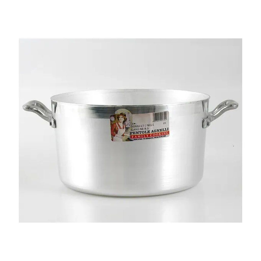 Agnelli Family FAMA440 Casseruola Alta in Alluminio 40 cm, 25 L