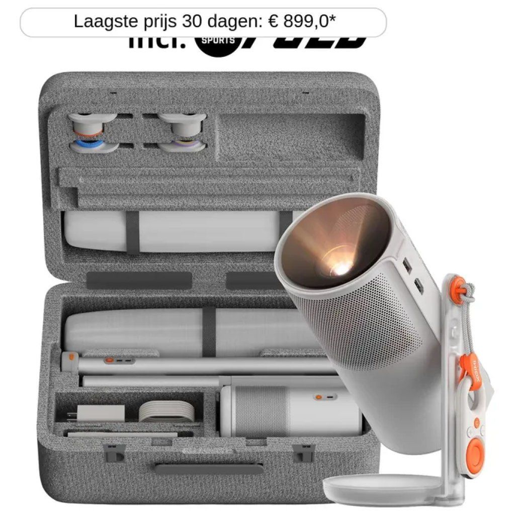 XGIMI MoGo 4 Videoproiettore Portatile Full HD, 450 ISO Lumen, Grigio