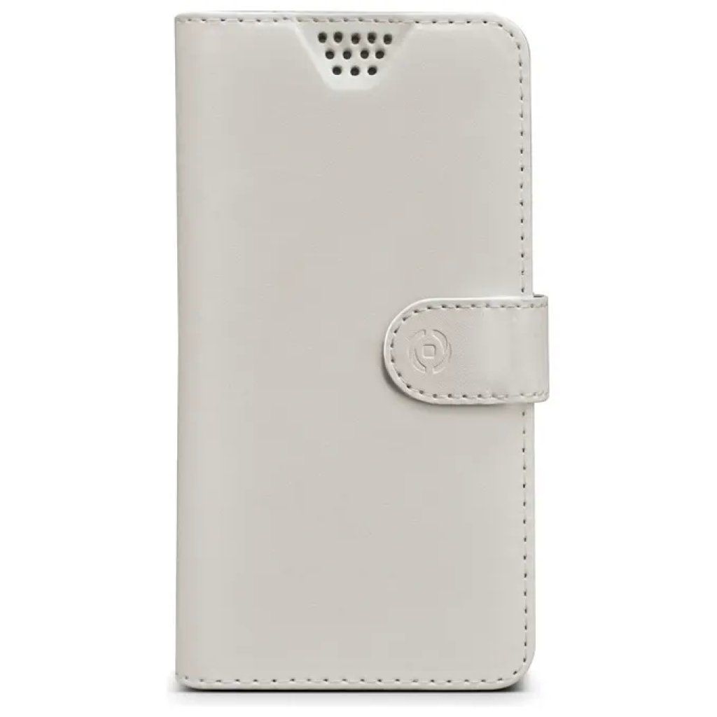 Celly Wally XXL Custodia a Libro Universale Bianca