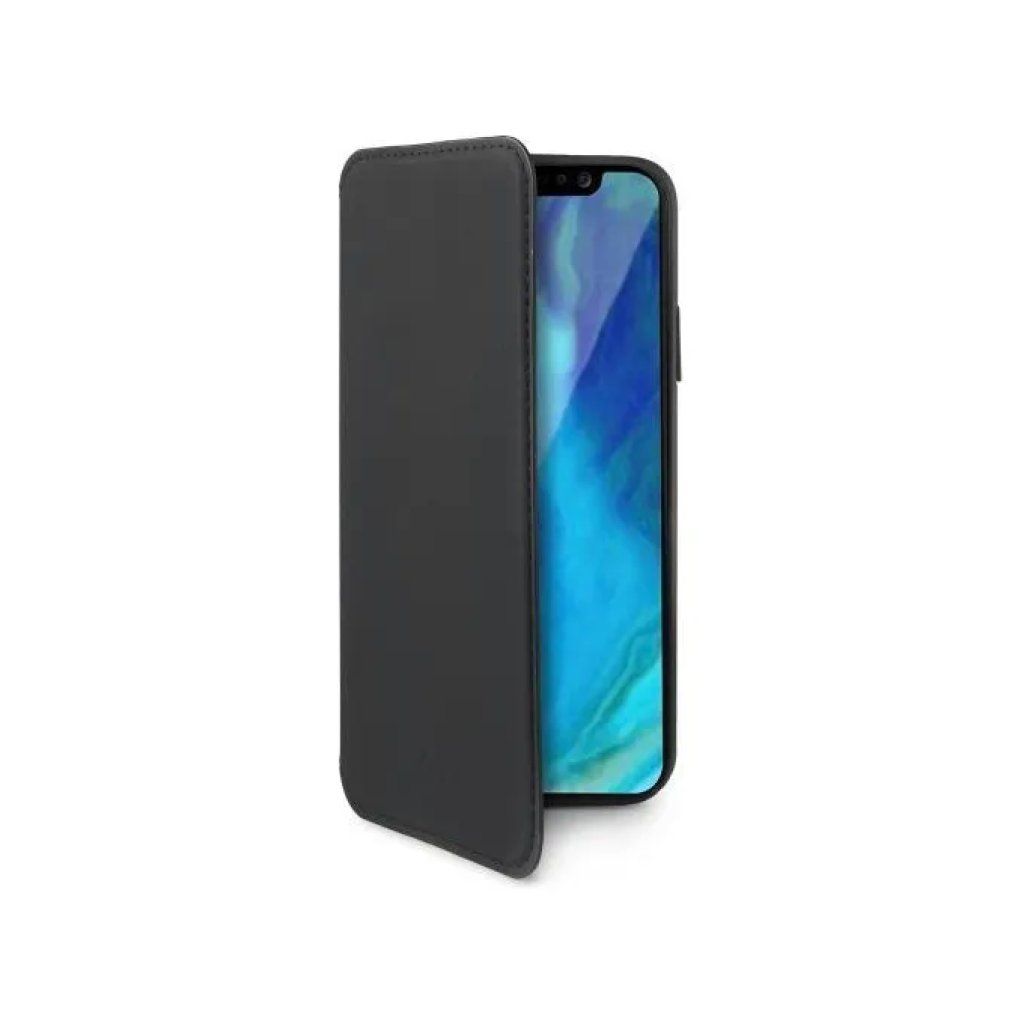 Celly Prestige999BK Custodia a Portafoglio per iPhone XS Max Nera