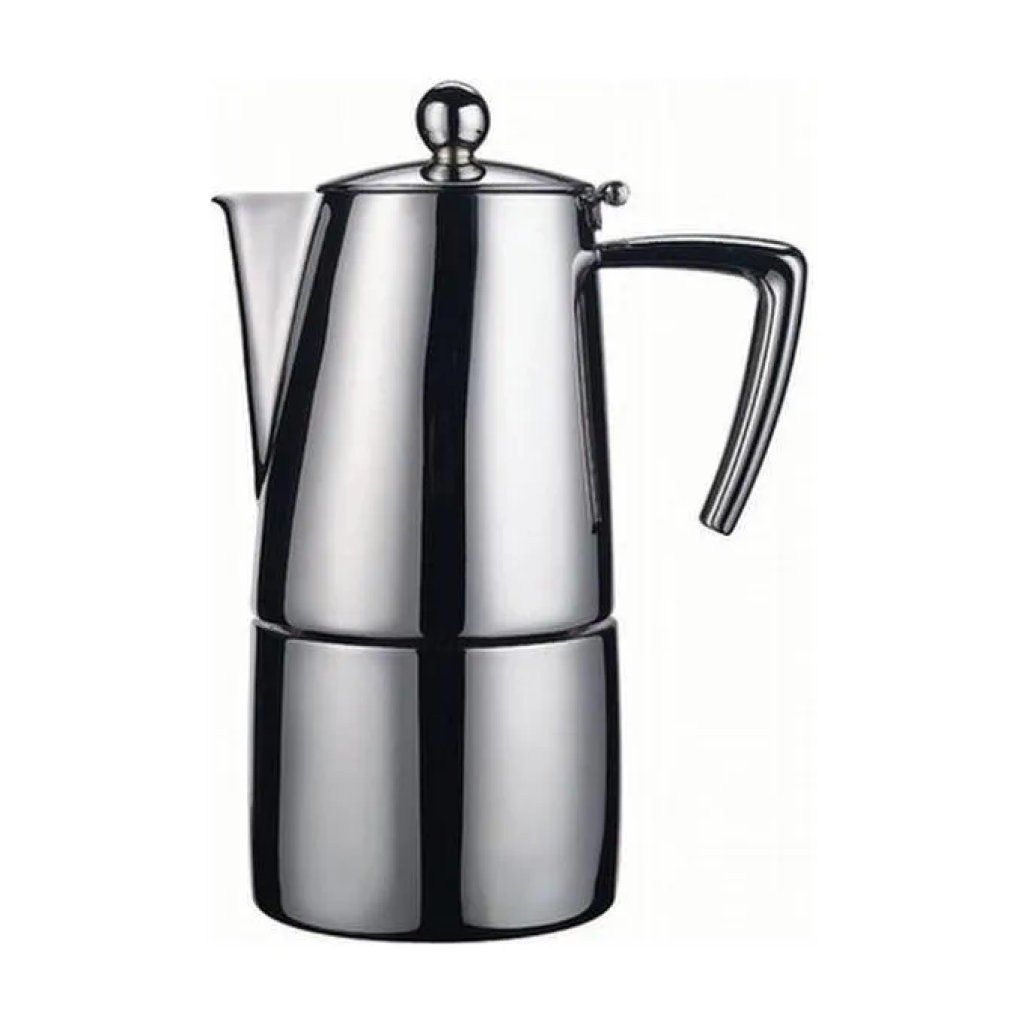 ILSA Slancio Caffettiera Moka 4 Tazze in Acciaio Inox 18/10 per Induzione