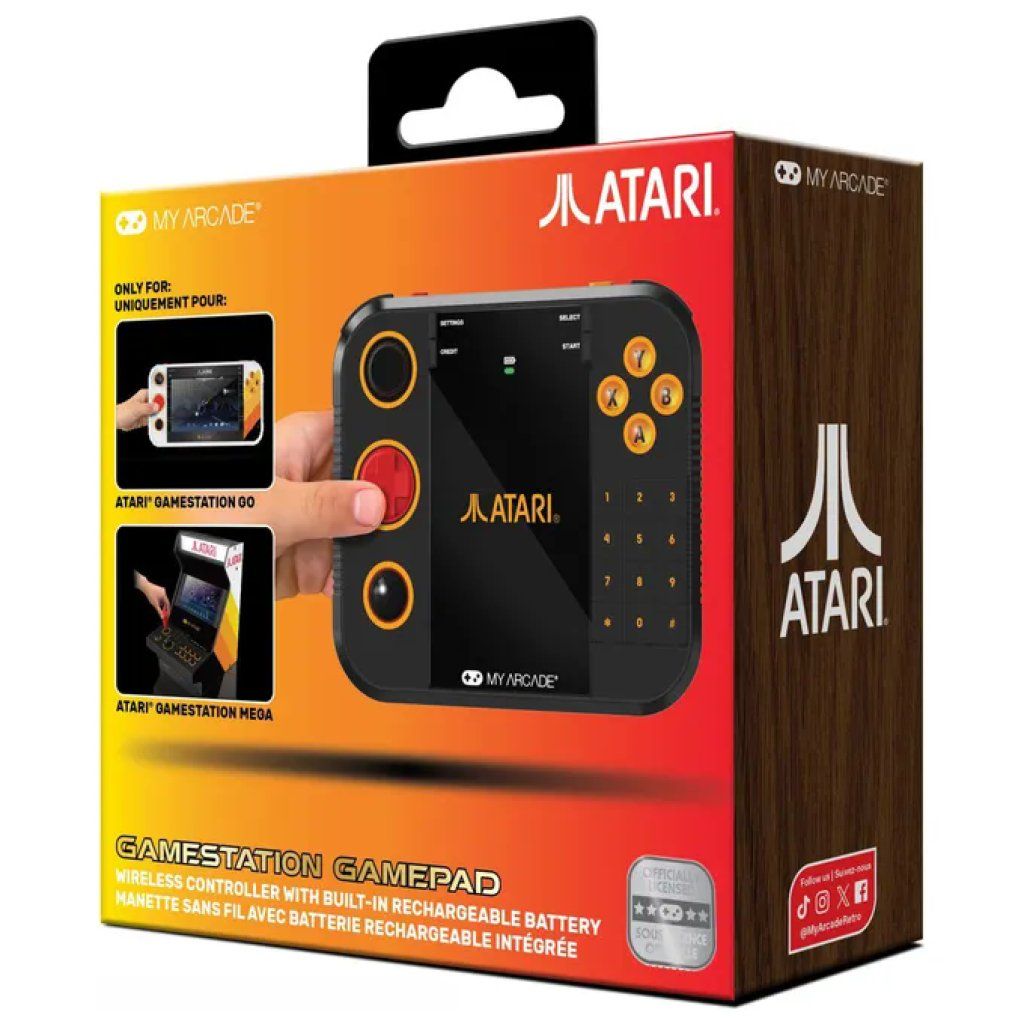 MY ARCADE Atari Gamepad Wireless per Gamestation Go e Mega