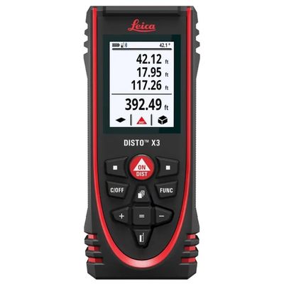 Leica DISTO X3 Misuratore Laser di Distanza 150 m, IP65, Bluetooth Smart Leica DISTO X3 Misuratore Laser di Distanza 150 m, IP65, Bluetooth Smart