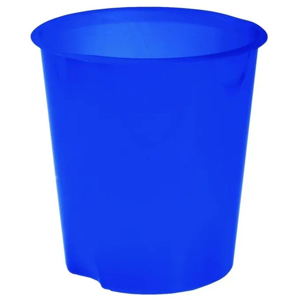 Fellowes Modula cestino gettacarte rotondo blu trasparente, 16,5 L