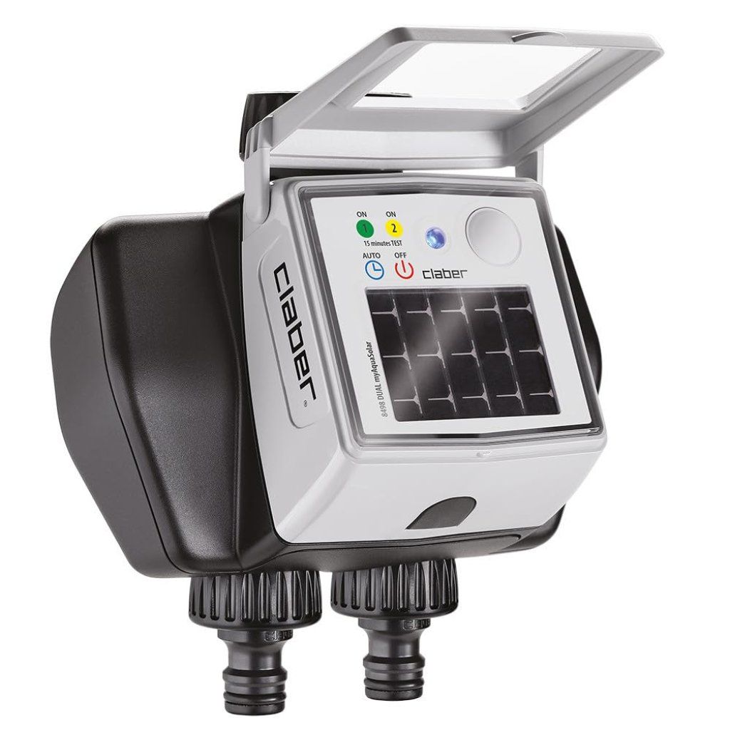 Claber 8498 MyaQuaSolar Dual Programmatore per Irrigazione