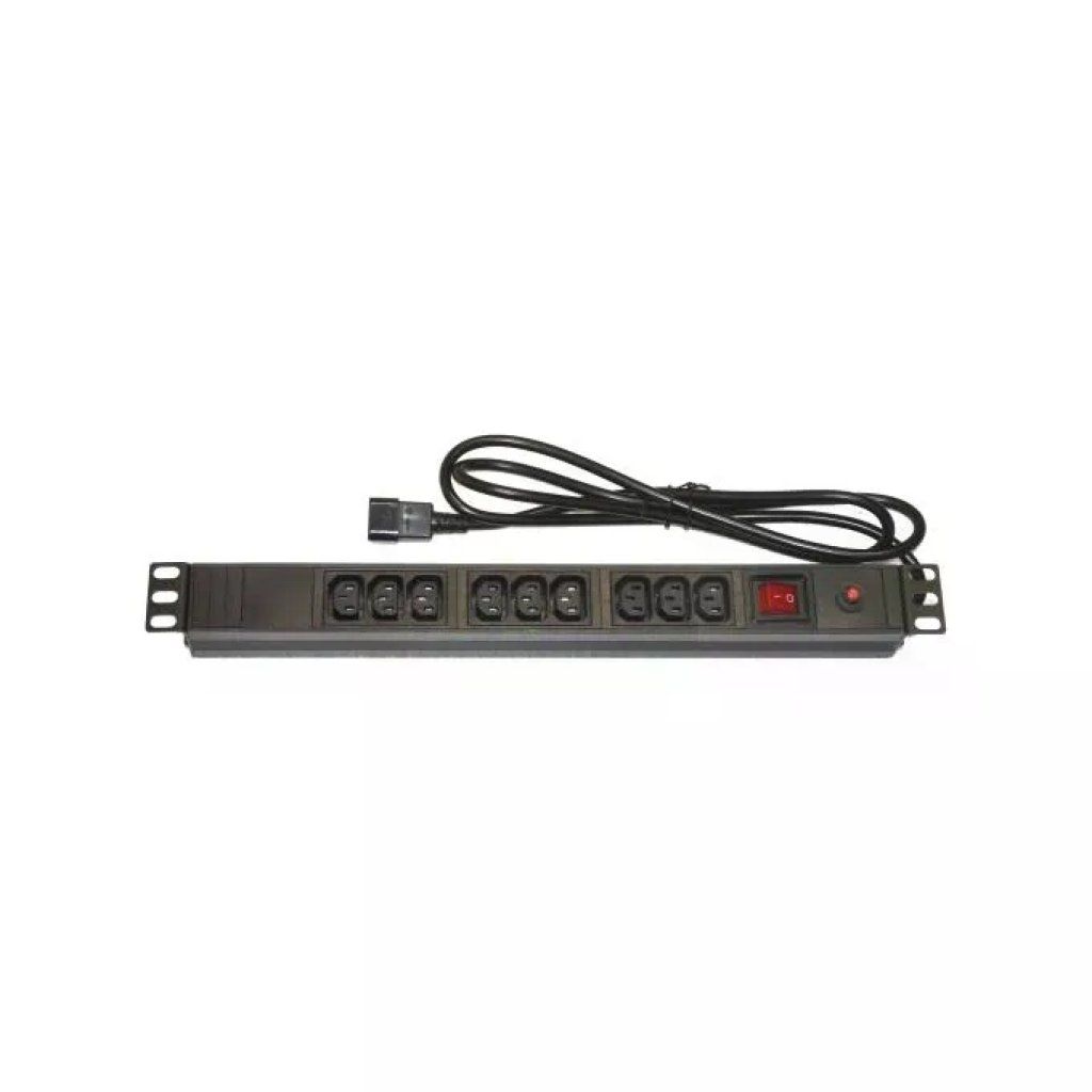 LINK LK10052 Multipresa Rack 19” con 9 Prese IEC C13