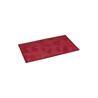 PAVONI ITALIA Pavoni Forosil PAO575085 Tappetino da Forno in Silicone Microforato 58,5 × 38,5 cm Rosso