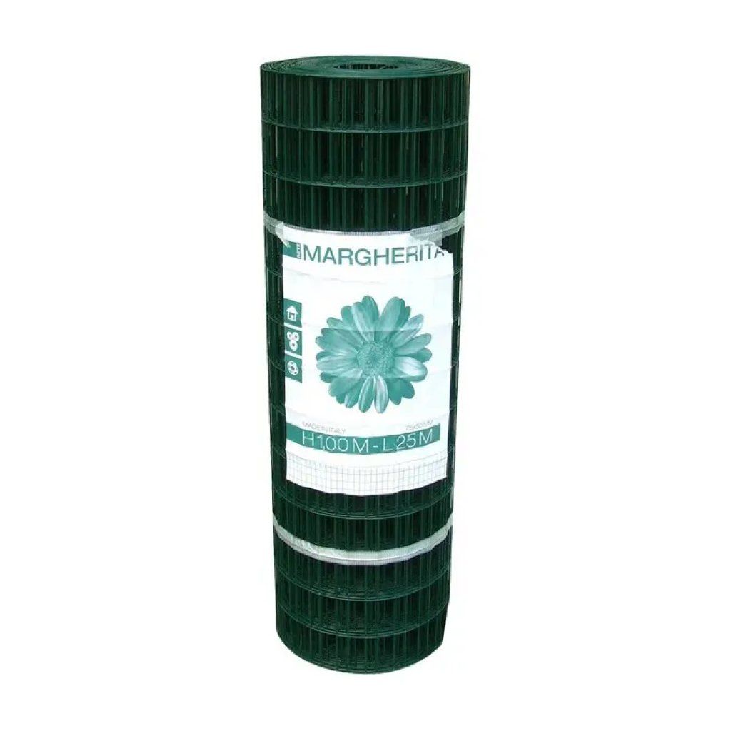Cavatorta Rete Elettrosaldata Plastificata Verde 180 cm x 25 m