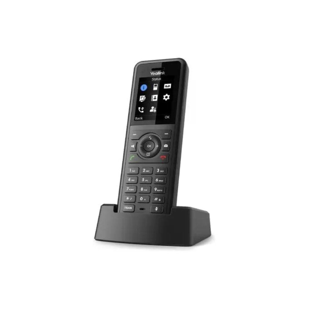 Yealink W57R Telefono IP Cordless DECT Nero con Protezione IP54