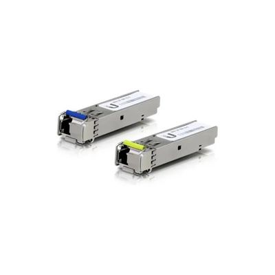 Ubiquiti UF-SM-1G-S – Coppia di moduli SFP BiDi monomodali 1,25 Gbps Ubiquiti UF-SM-1G-S – Coppia di moduli SFP BiDi monomodali 1,25 Gbps