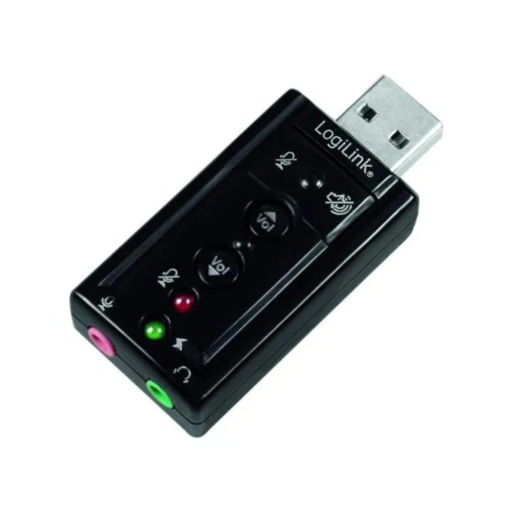 Logilink UA0078 Adattatore Audio USB 7.1 con Controllo Volume e Mute Logilink UA0078 Adattatore Audio USB 7.1 con Controllo Volume e Mute