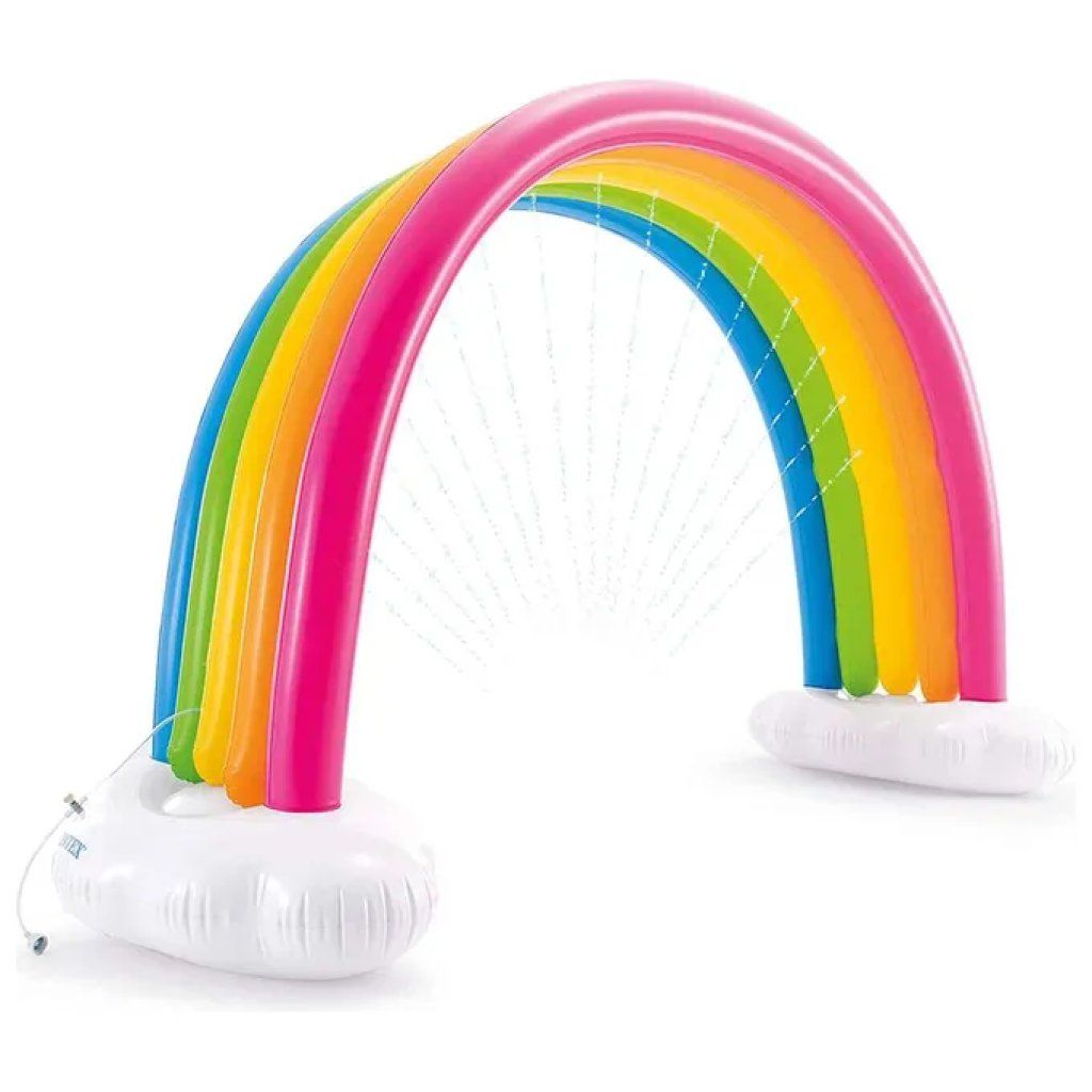 Intex 56597NP Spruzzatore Gonfiabile Arcobaleno con Base a Nuvola Intex 56597NP Spruzzatore Gonfiabile Arcobaleno con Base a Nuvola
