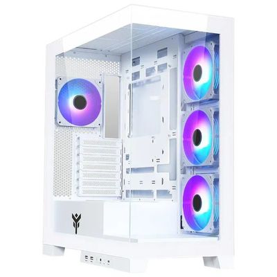 Itek SHOWBUI 45W – Case Gaming ATX Bianco con 4 Ventole ARGB Itek SHOWBUI 45W – Case Gaming ATX Bianco con 4 Ventole ARGB