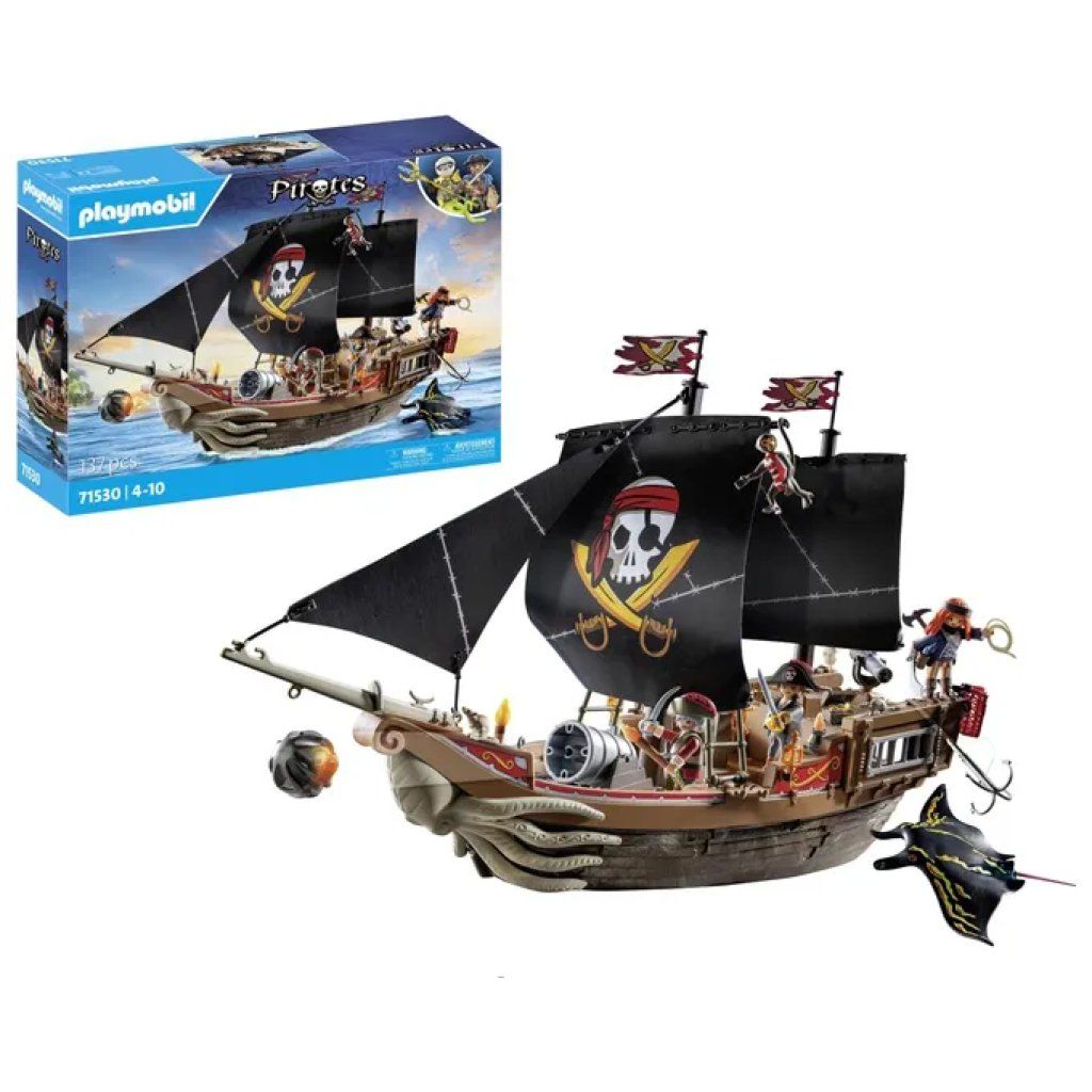 PLAYMOBIL Pirates Galeone dei Pirati – Set da Gioco, 137 Pezzi