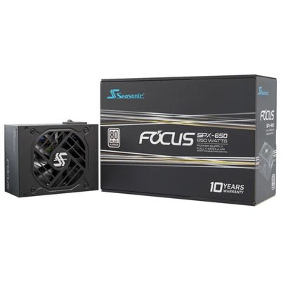 Seasonic FOCUS SPX-650 Alimentatore SFX-L 650 W 80 PLUS Platinum Modulare Seasonic FOCUS SPX-650 Alimentatore SFX-L 650 W 80 PLUS Platinum Modulare