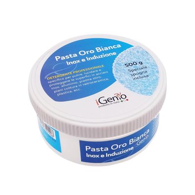 I-Genio 920 Pasta Oro Bianca per Acciaio Inox e Induzione, 500 g I-Genio 920 Pasta Oro Bianca per Acciaio Inox e Induzione, 500 g