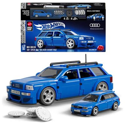 Mattel Brick Shop Audi Avant RS2 ’94 – Set da costruire, 252 pezzi Mattel Brick Shop Audi Avant RS2 ’94 – Set da costruire, 252 pezzi