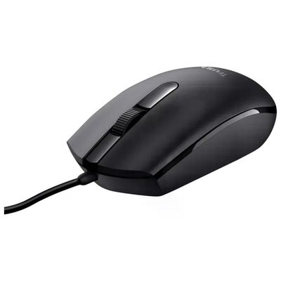 Trust Basi Mouse Ottico Cablato USB, 1200 DPI, Nero Trust Basi Mouse Ottico Cablato USB, 1200 DPI, Nero