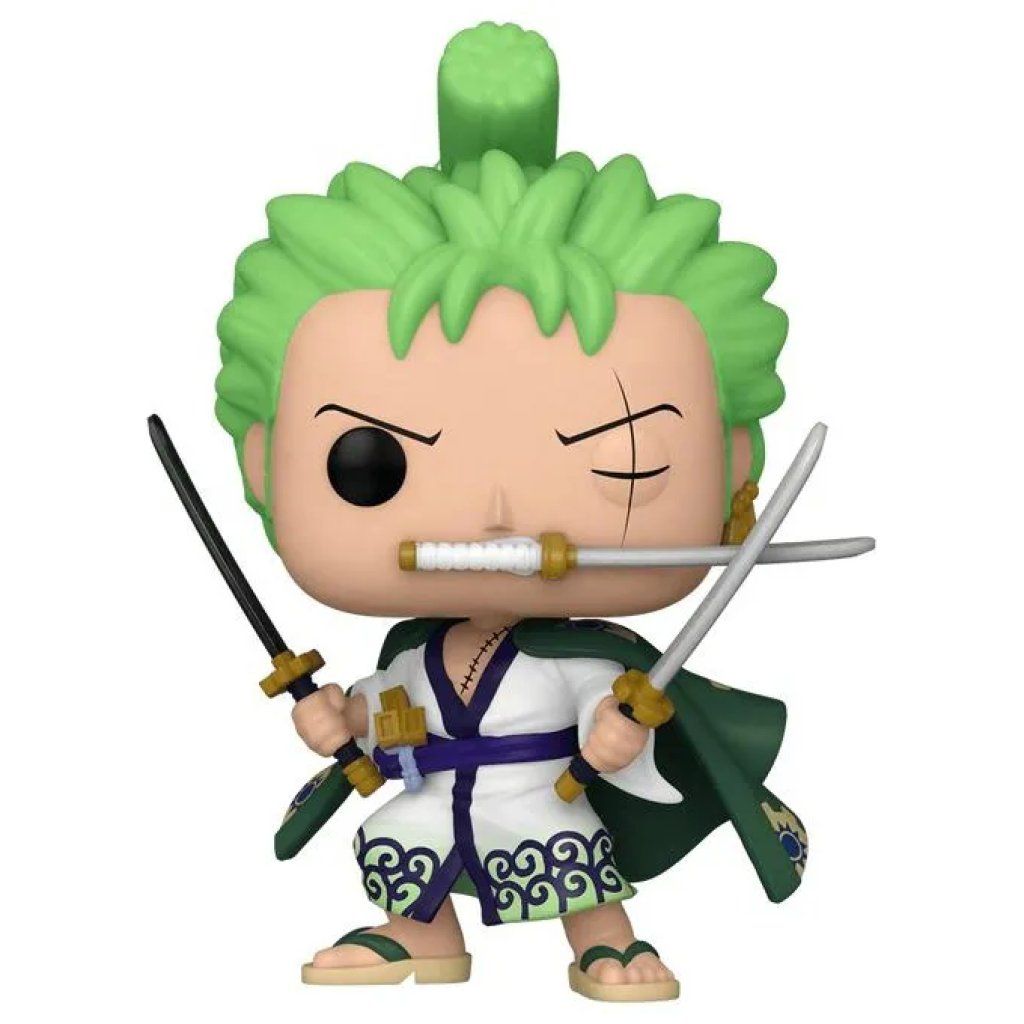 Funko Pop! Animation One Piece Roronoa Zoro 923 – Figura in vinile, 9 cm Funko Pop! Animation One Piece Roronoa Zoro 923 – Figura in vinile, 9 cm
