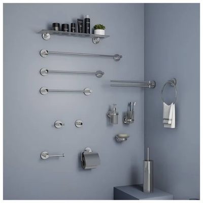 Gedy Felce Plus Porta Rotolo WC Coperto Cromato