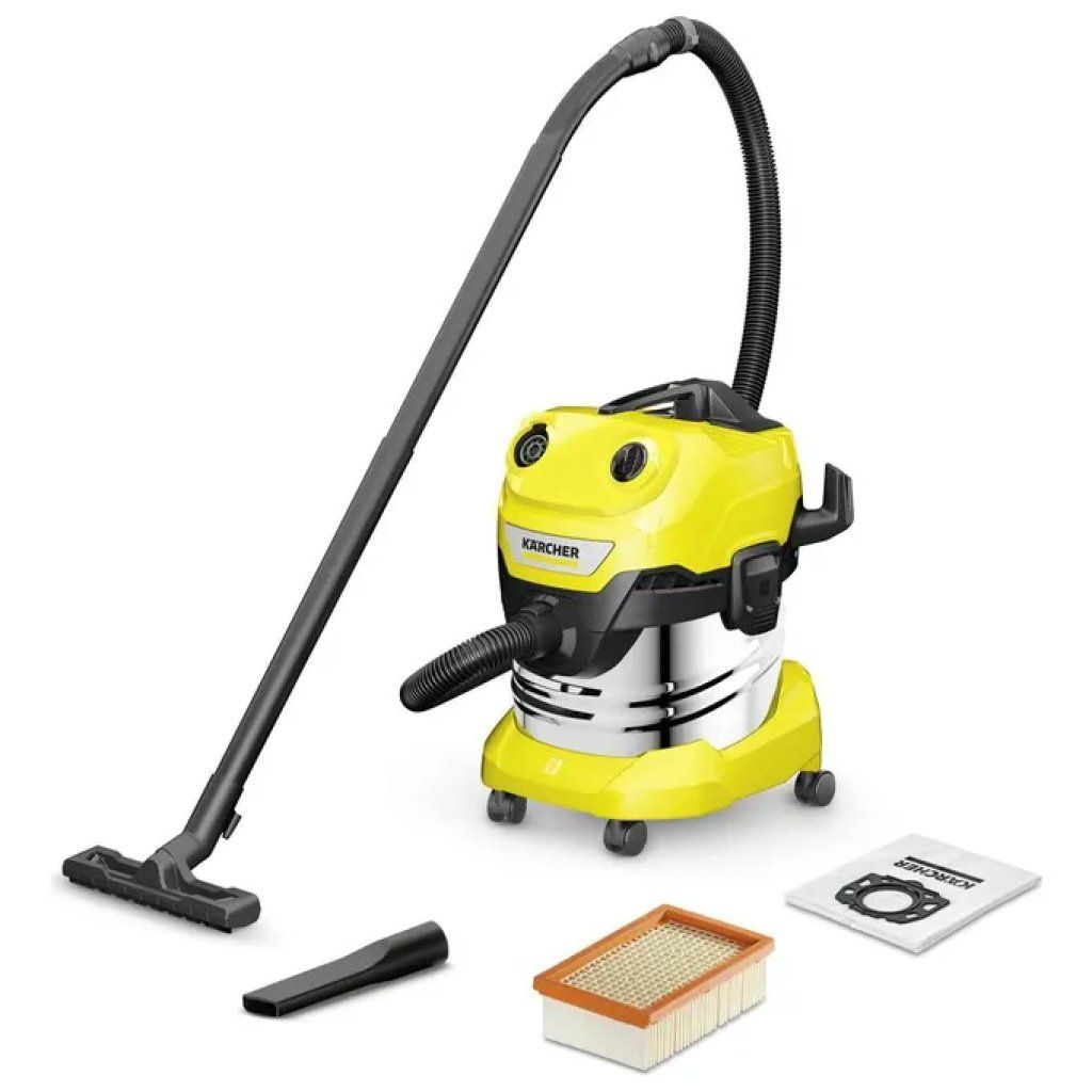 KARCHER Kärcher WD 4 S V-20/5/22 Aspirapolvere Solidi e Liquidi, 20 L, 1000 W KARCHER Kärcher WD 4 S V-20/5/22 Aspirapolvere Solidi e Liquidi, 20 L, 1000 W