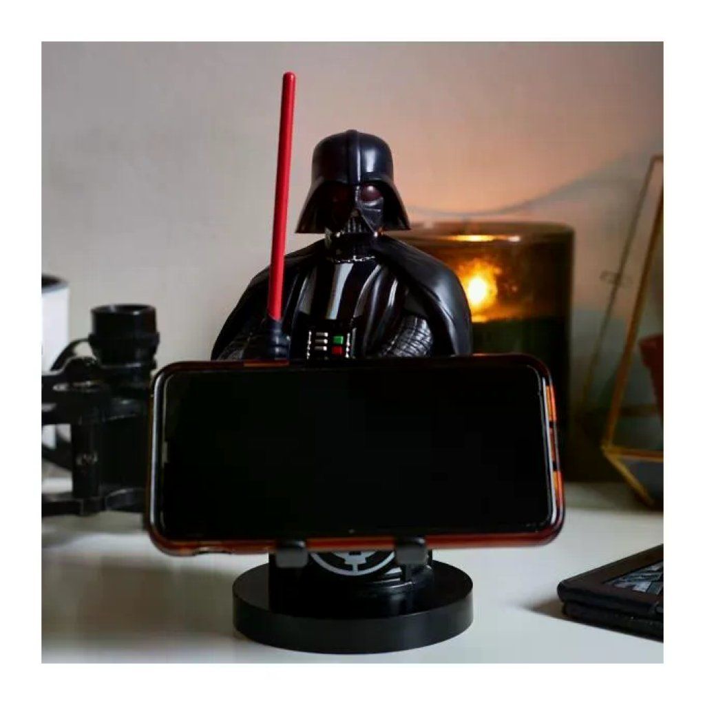 EXQUISITE GAMING Darth Vader Cable Guy – Supporto per smartphone EXQUISITE GAMING Darth Vader Cable Guy – Supporto per smartphone