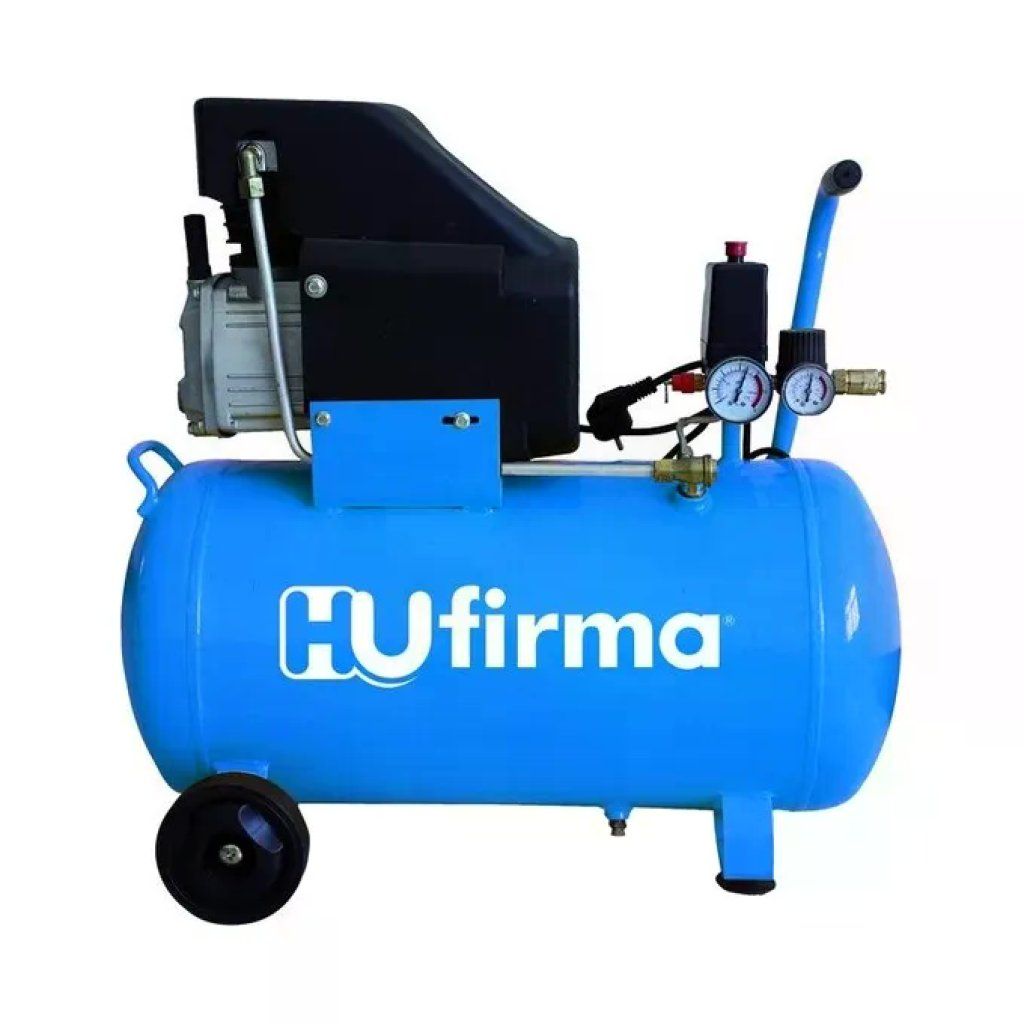 HUFIRMA Hu-firma HUCAF-50L Compressore d'aria 50 lt 2 HP 230V Trasmissione Diretta Monocilindrico 8 bar