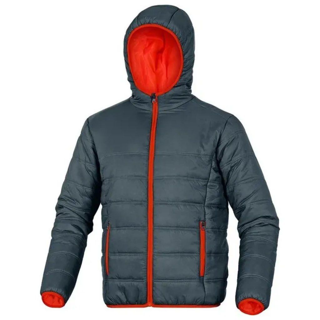 DELTA PLUS DOONGRXX MACH 2 – Piumino da lavoro grigio e arancio, taglia XXL
