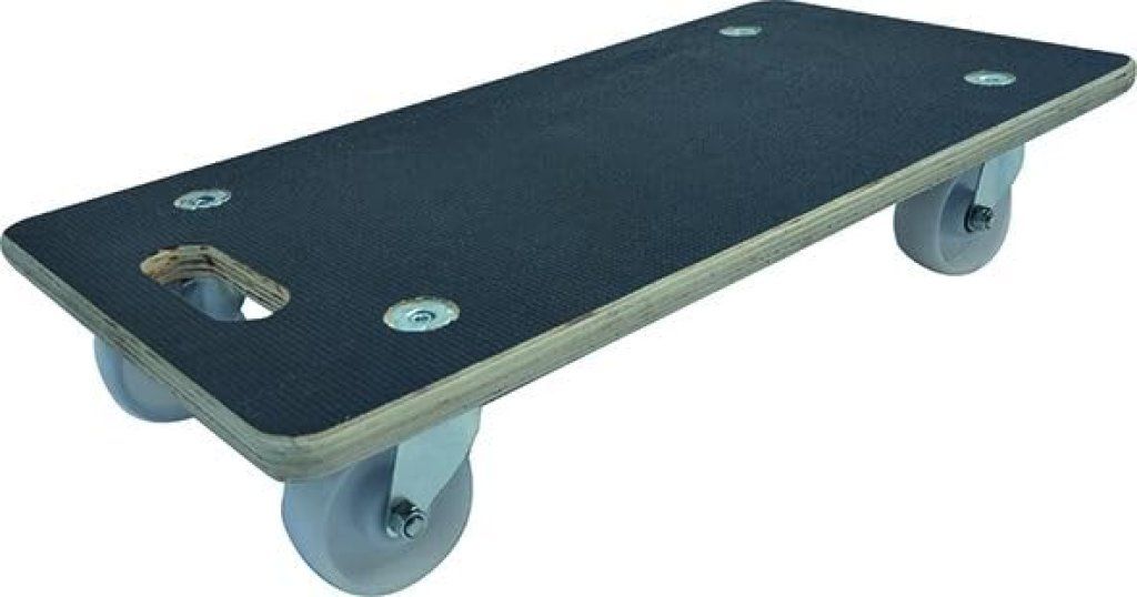 VIGOR-BLINKY Carrellino Portatutto Rettangolare in Legno 250 kg Vigor-Blinky