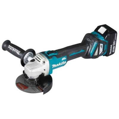 Makita DGA511RTJ Smerigliatrice Angolare Brushless 18 V con 2 Batterie