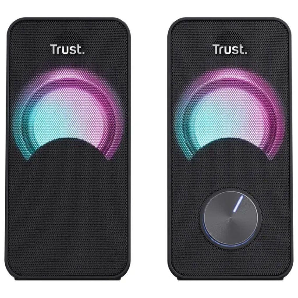 Trust Arys Compact RGB 2.0 – Altoparlanti PC 12 W RMS, Nero Trust Arys Compact RGB 2.0 – Altoparlanti PC 12 W RMS, Nero