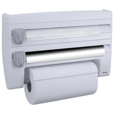 Metaltex Roll ’N Roll 254410 – Dispenser da parete per rotoli, bianco Metaltex Roll ’N Roll 254410 – Dispenser da parete per rotoli, bianco