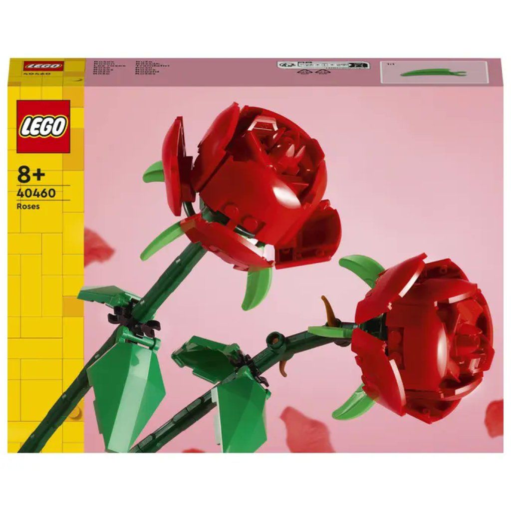 LEGO Botanicals 40460 – Set di 2 Rose Rosse, 120 Pezzi LEGO Botanicals 40460 – Set di 2 Rose Rosse, 120 Pezzi