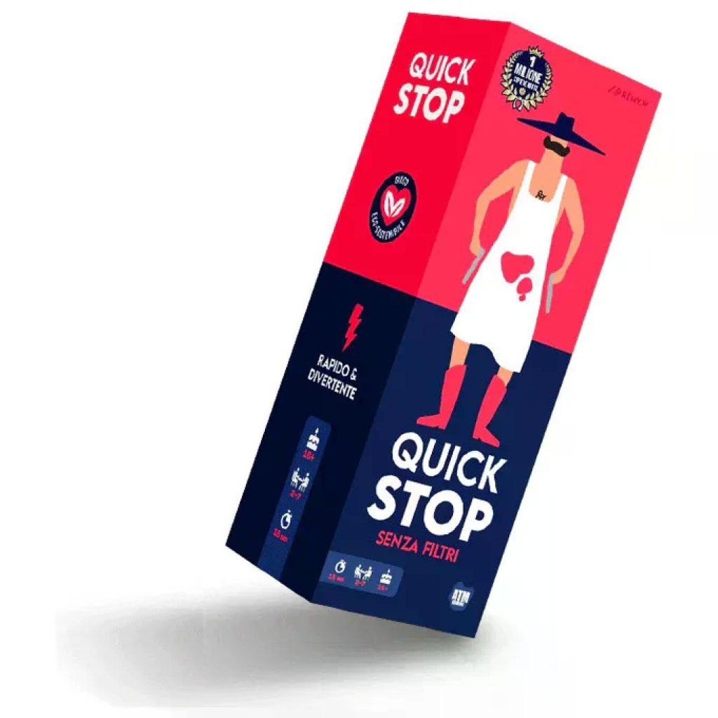 Asmodee Quickstop Senza Filtri – Gioco di Carte Party