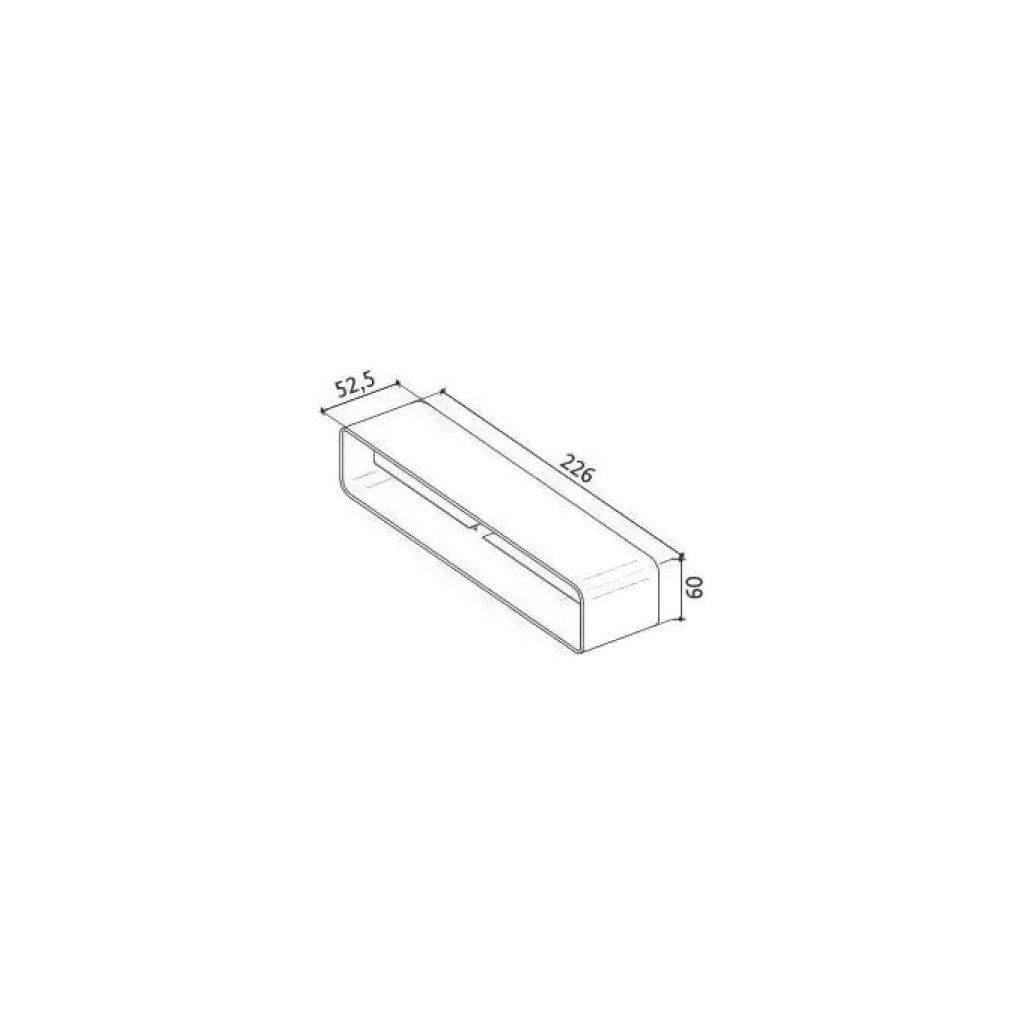 FABER FLAM Faber Raccordo rettangolare RCD per cappa, 10 pezzi FABER FLAM Faber Raccordo rettangolare RCD per cappa, 10 pezzi